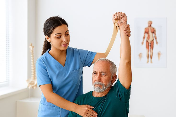 Physiotherapy in Naseer Pur Dwarka Palam clinic treatment session