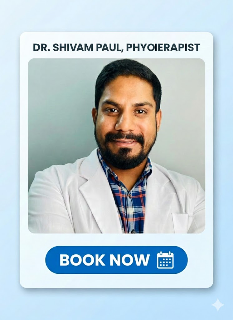 Physiotherapist rehabilitation session