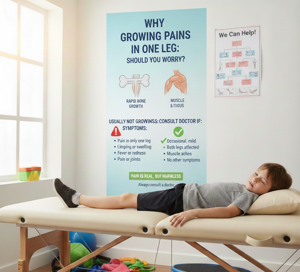 Child physiotherapy for growing pains