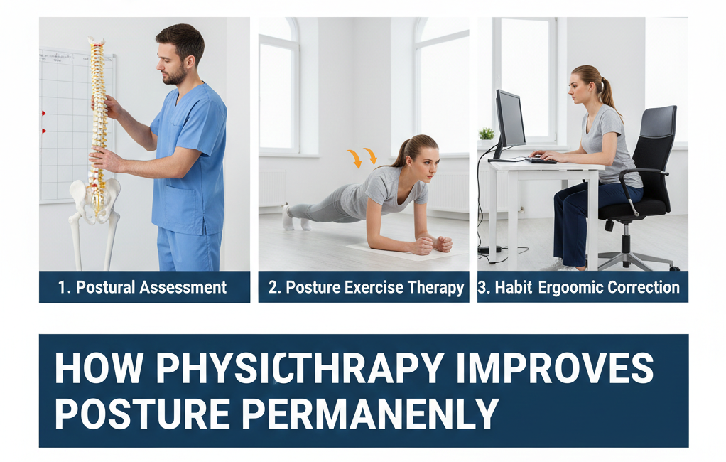 How to improve posture with physiotherapy in Dwarka