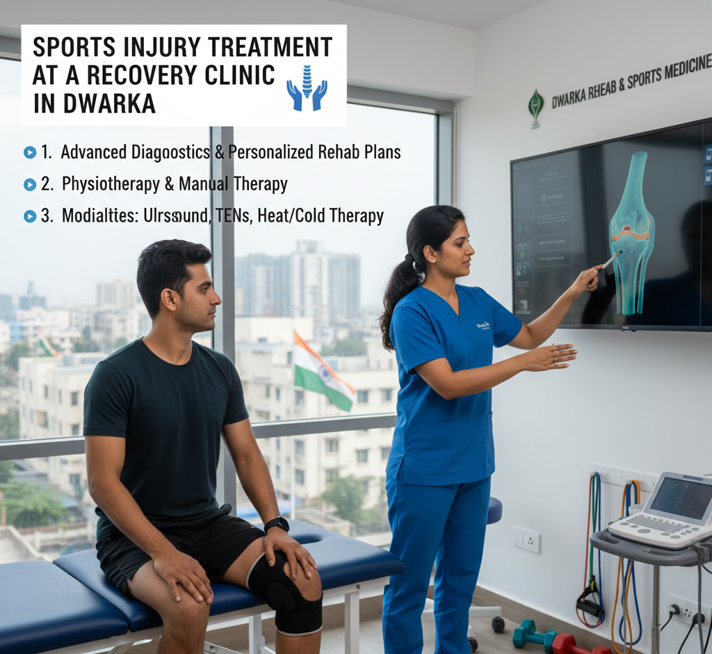Sports Injury Treatment at a Recovery Clinic in Dwarka​