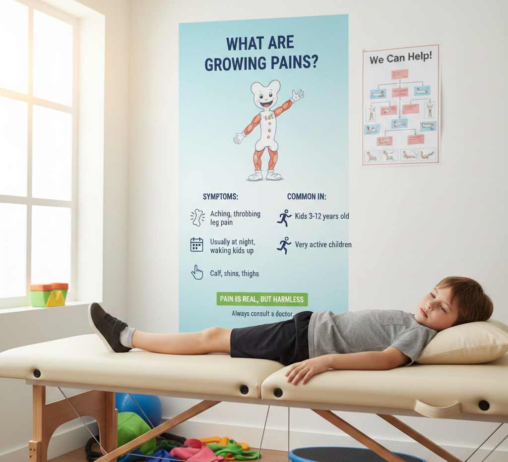 Child physiotherapy for growing pains